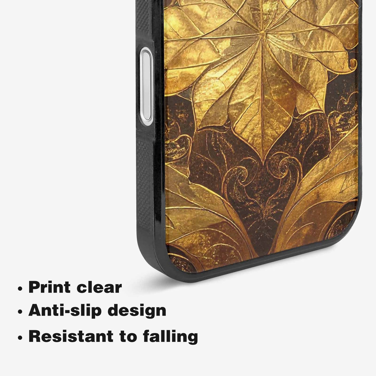 iPhone 16 Case — Klimt Gold Leaf Artwork Pattern, Custom Made Phone Cover