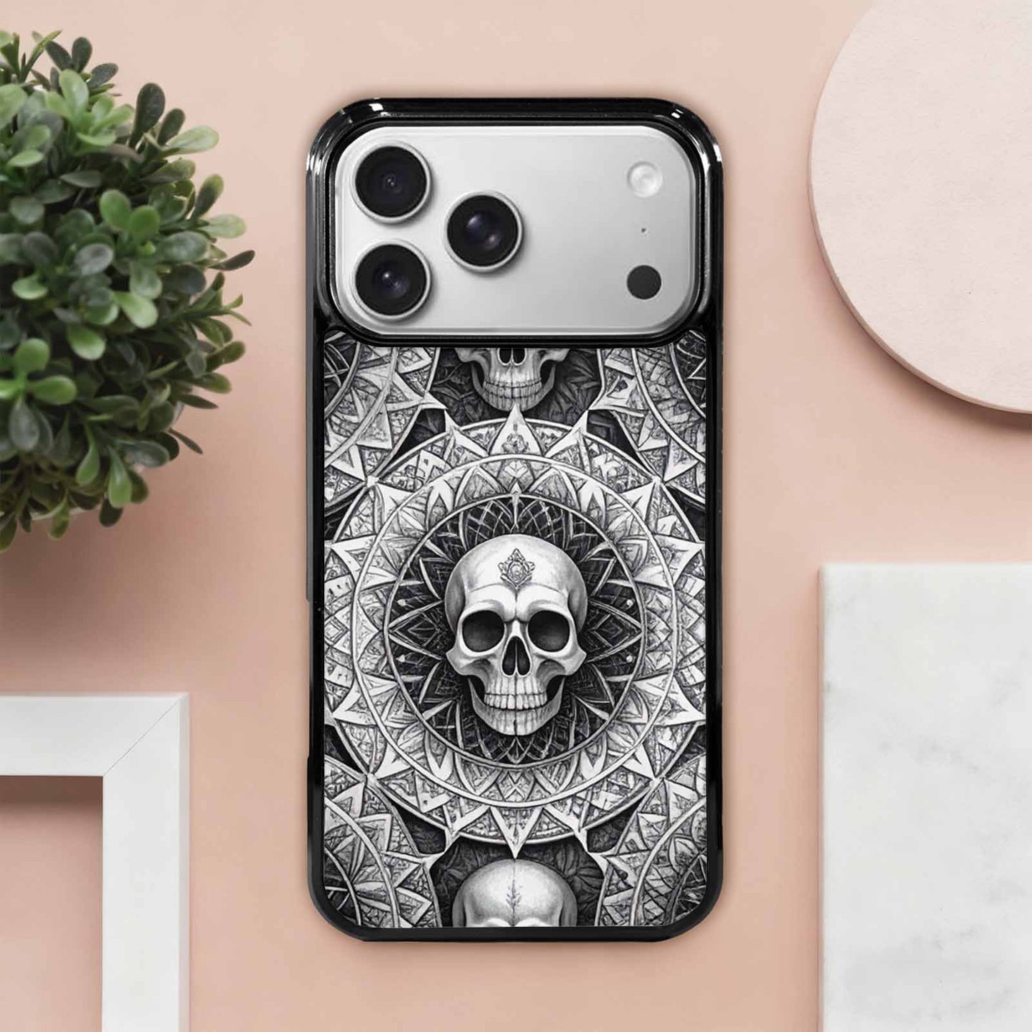 iPhone 17 Pro Max Case — Skull Dark Art Gothic Print Gothic, Custom Print Case Cover