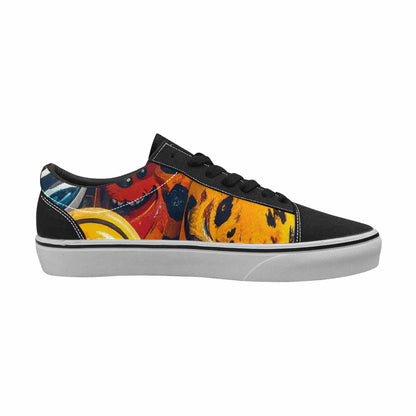 WOMEN'S Smiley Faces Lace-Up Canvas Dreamcore Shoes