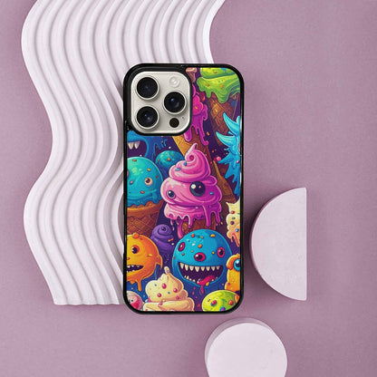 iPhone 16 Pro Max Case — Melting Ice Cream Monster Charac, Personalized Phone Case