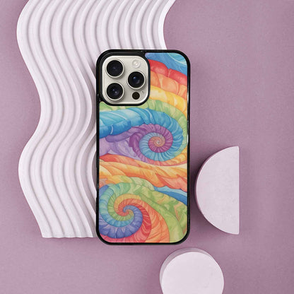 iPhone 16 Pro Max Case — Tie Dye Swirls Tie Dye Swirls, Custom Print Case Cover