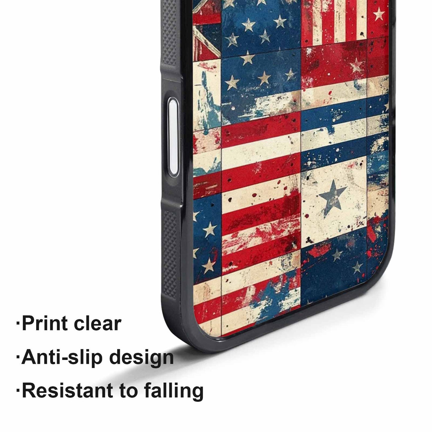 iPhone 17 Air Case — Small American Flag Stars And Galaxy, Original Design Phone Case
