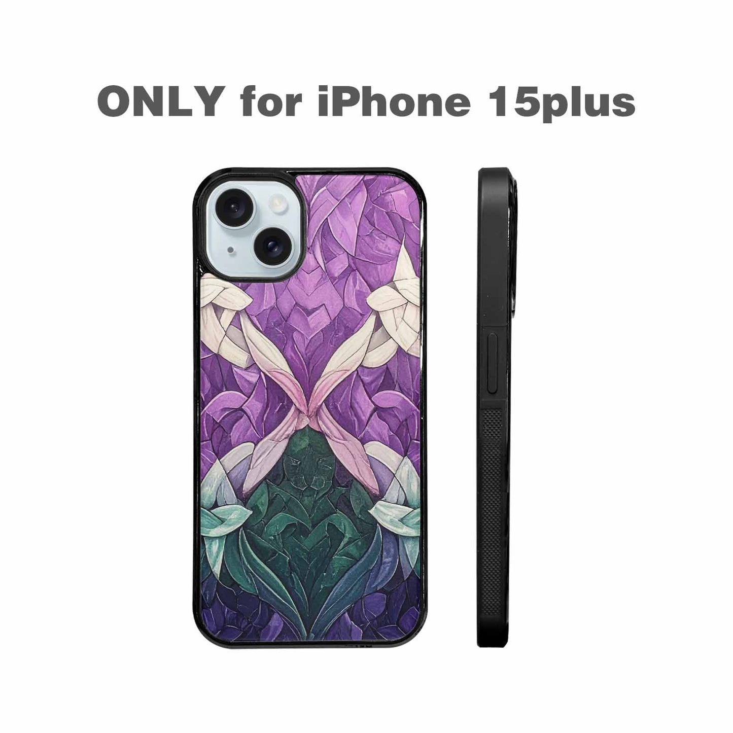 iPhone 15 Plus Case — Genderqueer Flag Color Theme Small Rainbow, Custom Designed Case Cover
