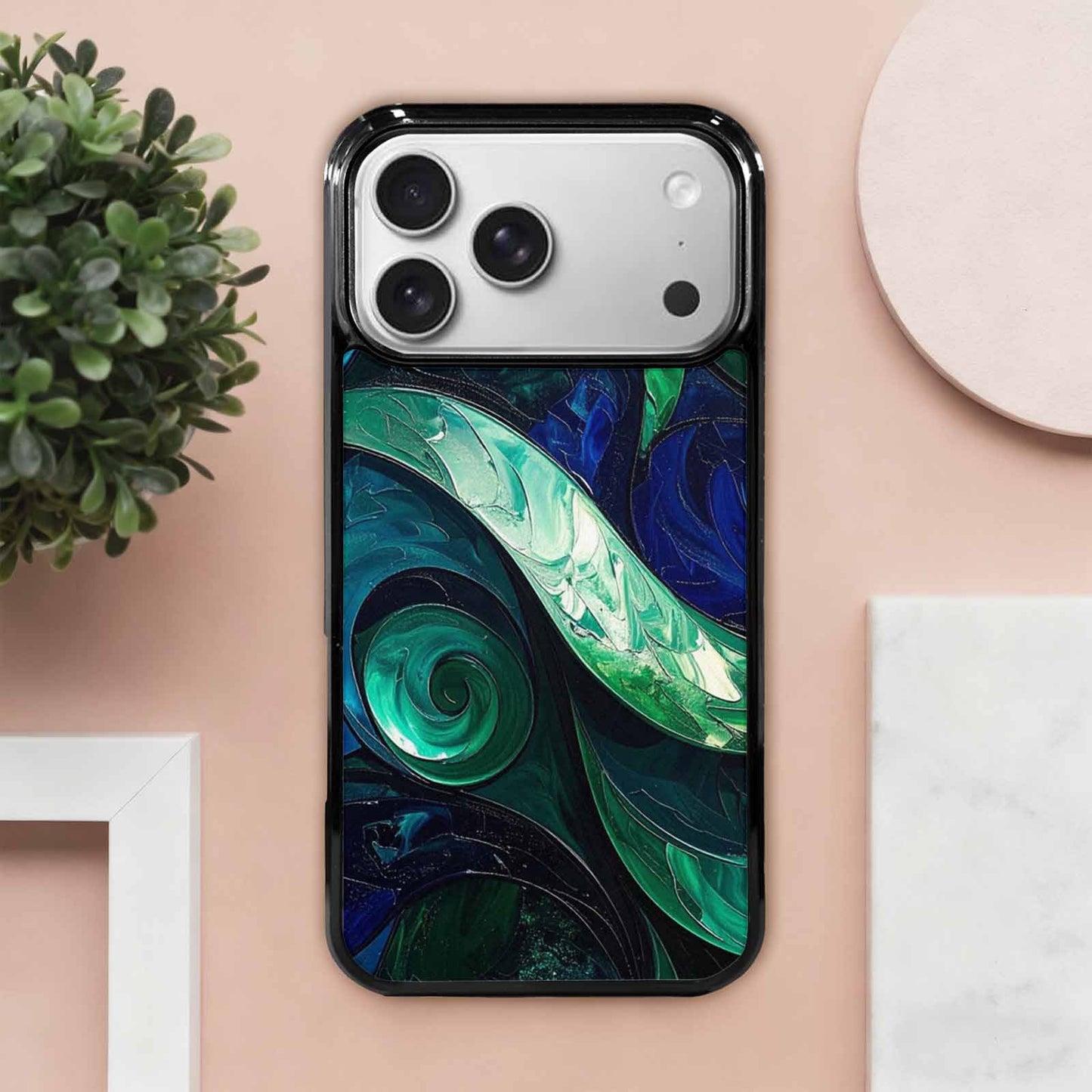 iPhone 17 Pro Max Case — Seamless Tileable Pattern Of Tie Dye, Personalized Phone Case
