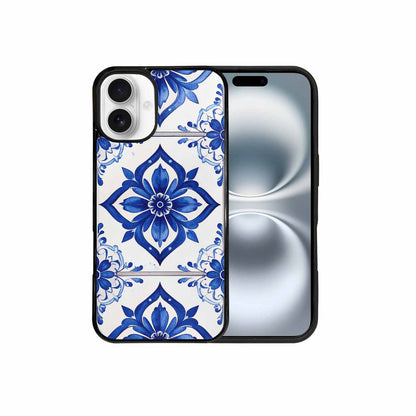 iPhone 16 Plus Case — Talavera Tile Floral Custom, Customized Protective Case