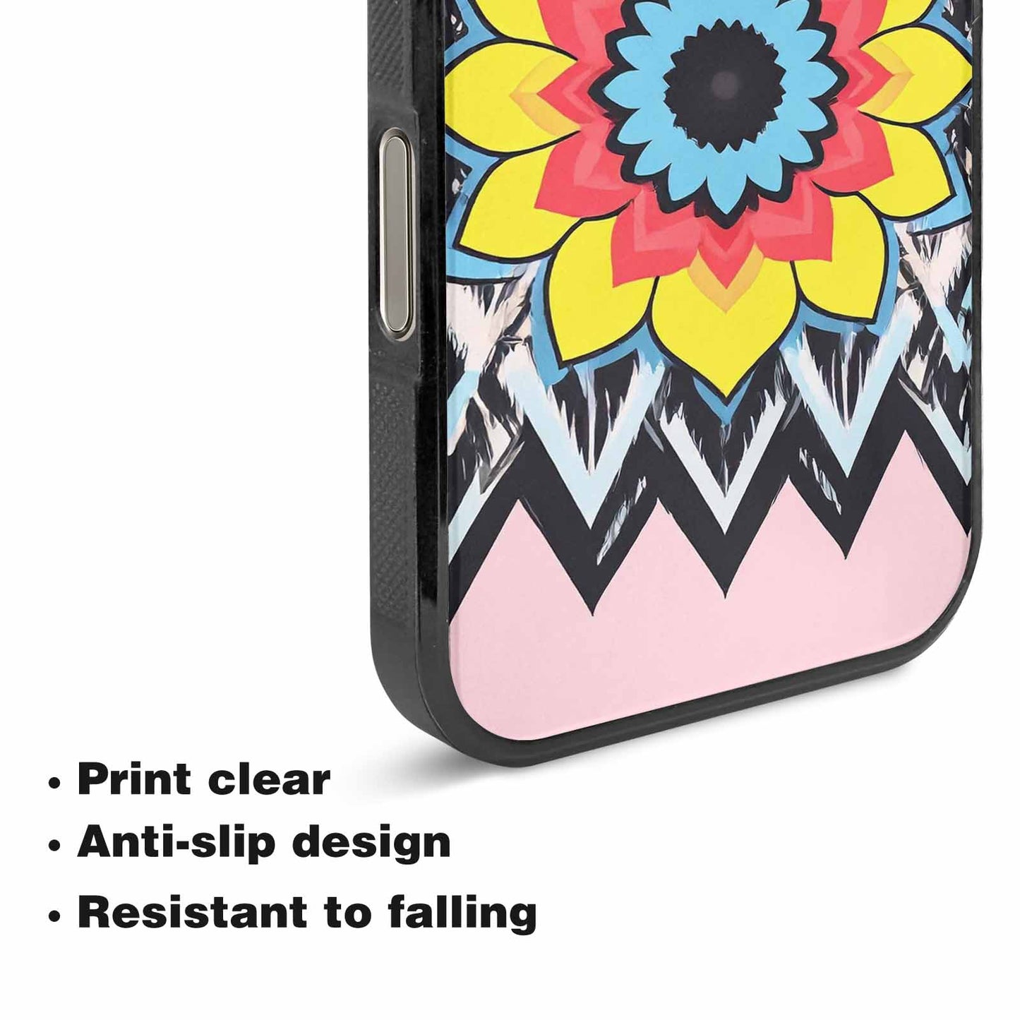 iPhone 16 Pro Case — 1960s Mod Cartoon Art Pattern, Unique Phone Case Design