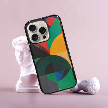 iPhone 16 Pro Case — 1990s Memphis Art Pattern, Custom Phone Case