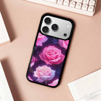 iPhone 17 Pro Case — Watercolor Marble Rose Watercolor Abstract, Custom Printed Phone Case