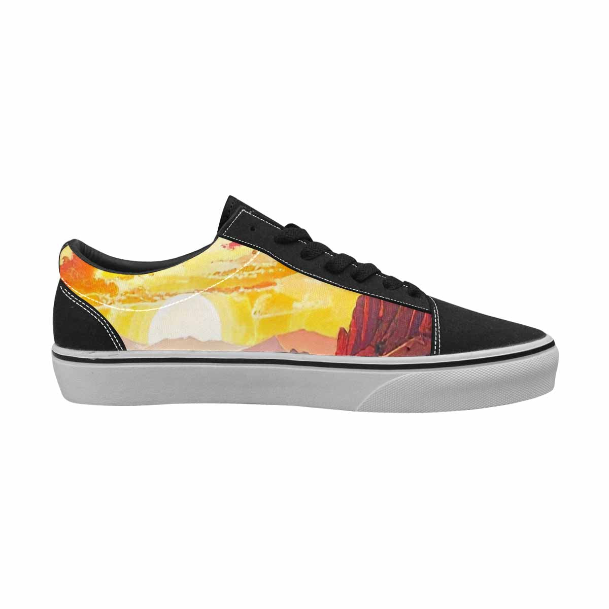 WOMEN'S Surreal Dream Fragment Lace-Up Canvas Y2K Custom Shoes