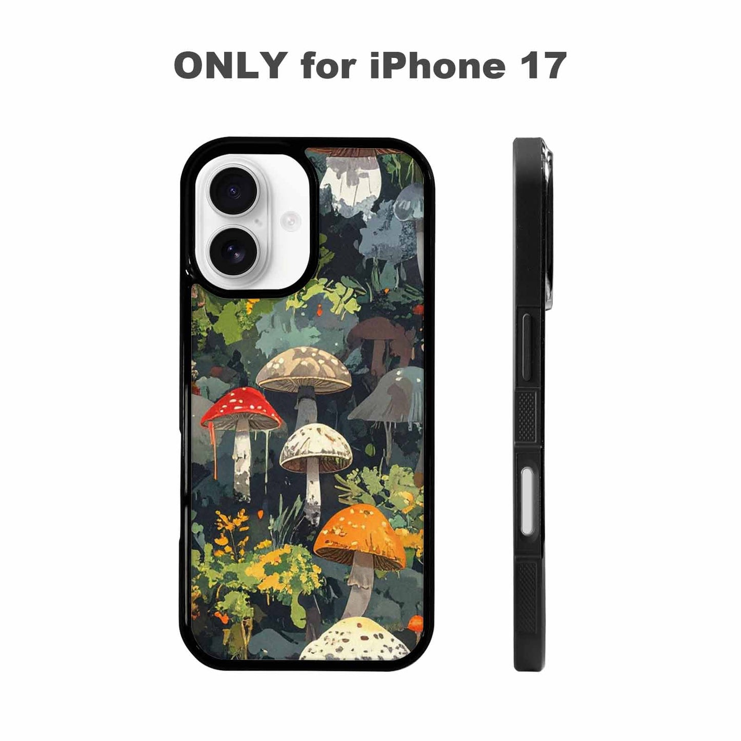 iPhone 17 Case — Mushrooms Camomushrooms Patter Cwy Camo, Custom Printed Phone Case