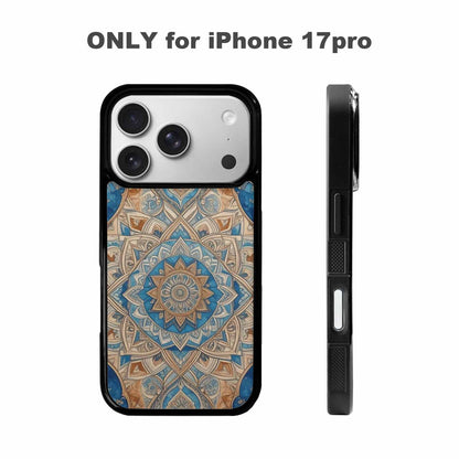 iPhone 17 Pro Case — Small Mandala Pattern Randomly Varying Floral, Custom Phone Case