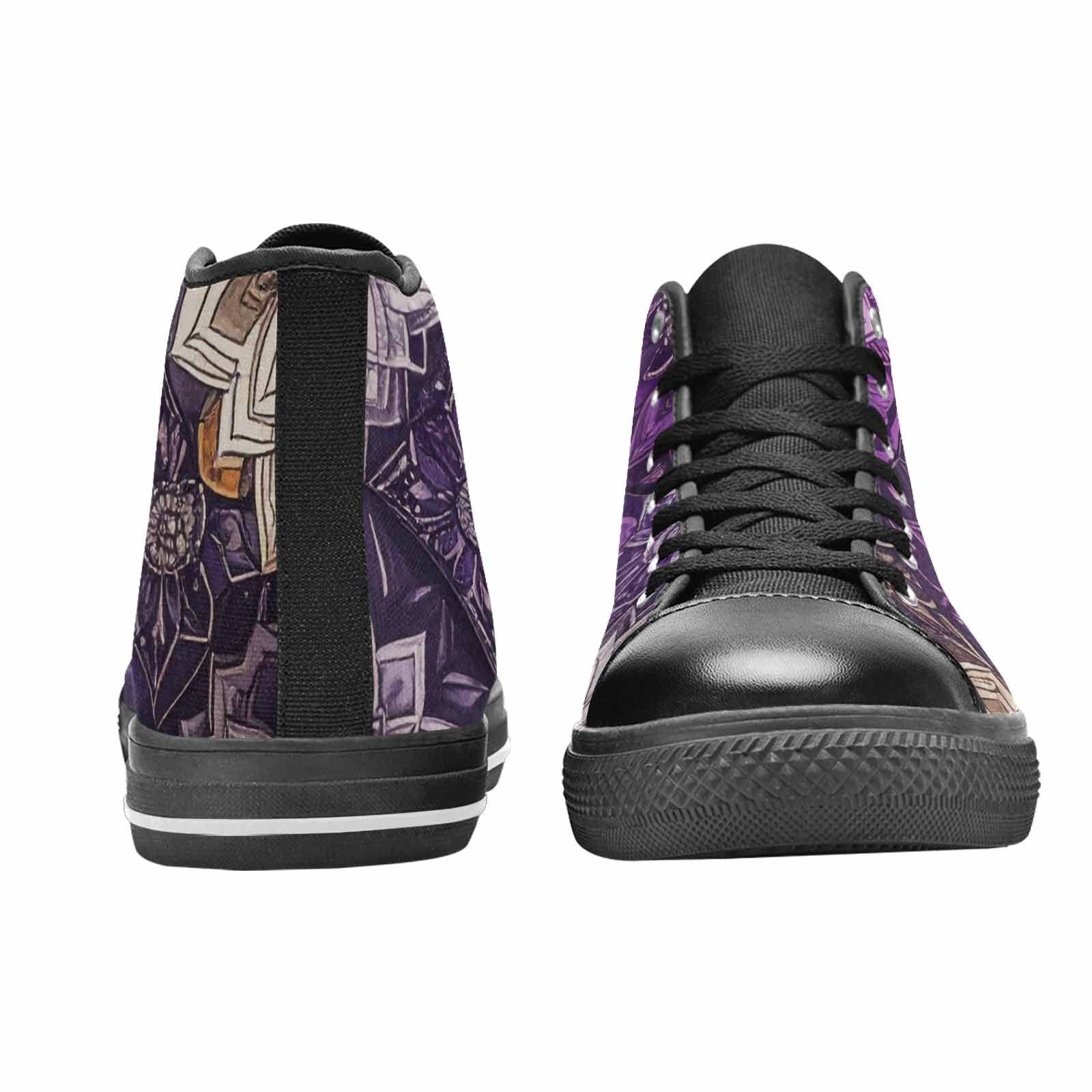 MEN'S Mandala High Top Canvas Dark Academia Custom Shoes
