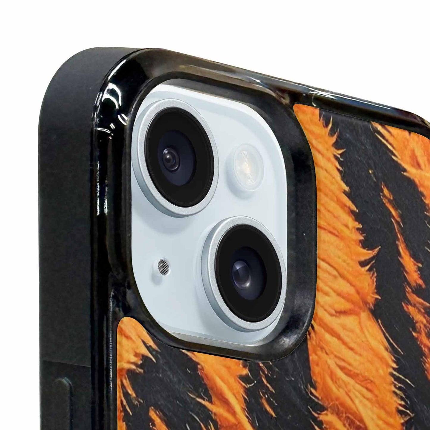 iPhone 15 Case — Bold Tiger Stripe, Customized Protective Case