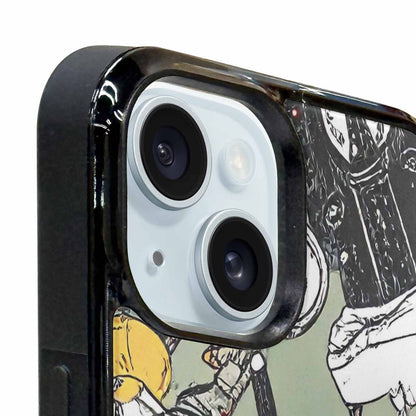 iPhone 15 Plus Case — Noir Spy Silhouette Pen Ink Noir, Custom Made Phone Cover