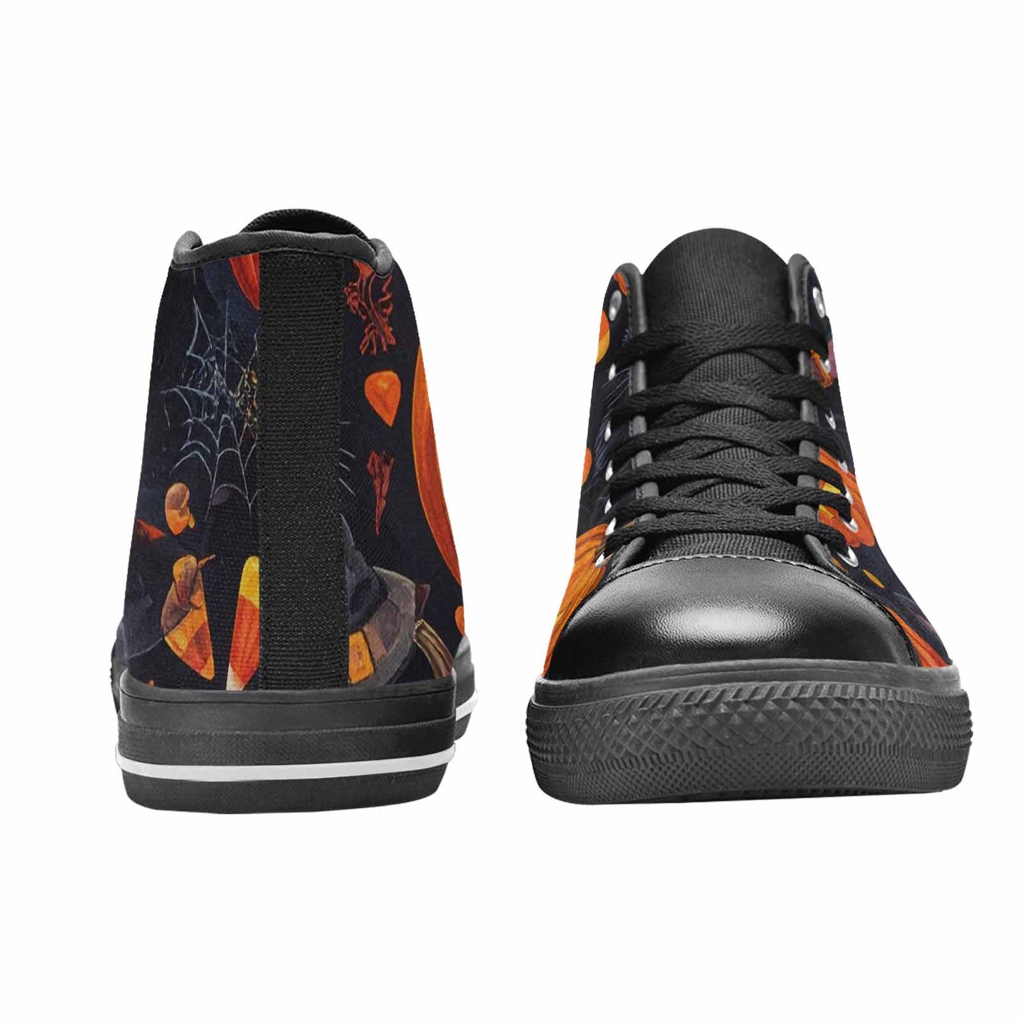 WOMEN'S Halloween High Top Canvas Dark Academia Custom Shoes