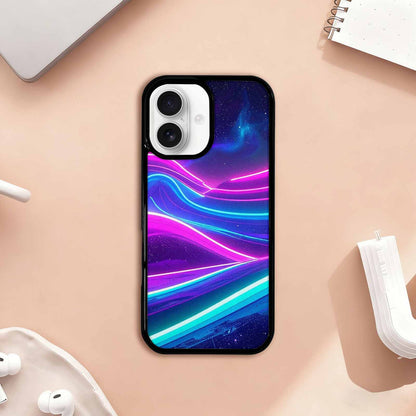 iPhone 17 Case — Neon Cartoon Retro Vintage, Custom Designed Case Cover