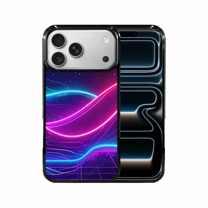 iPhone 17 Pro Max Case — Neon Cartoon Art Pattern Retro Vintage, Customized Protective Case