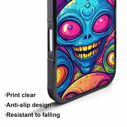 iPhone 17 Pro Max Case — Alien Ufo Cartoon Art Alien Scifi, Original Design Phone Case