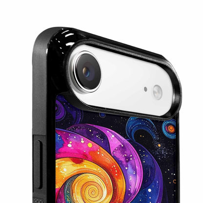 iPhone 17 Air Case — Rose Galaxy Art Seamless Pattern Galaxy, Original Design Phone Case