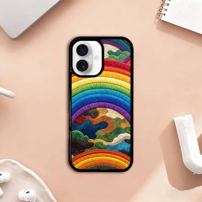 iPhone 17 Case — Vivid Camo Rainbow Camo, Custom Phone Case