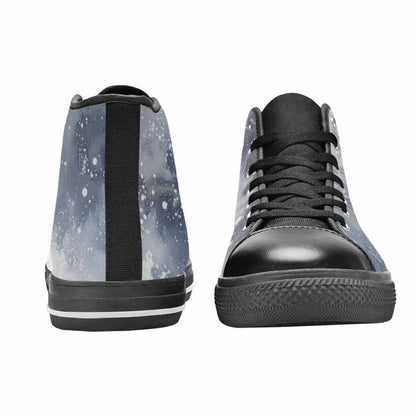 WOMEN'S Galaxy Art - High Top Canvas Y2K Sneakers