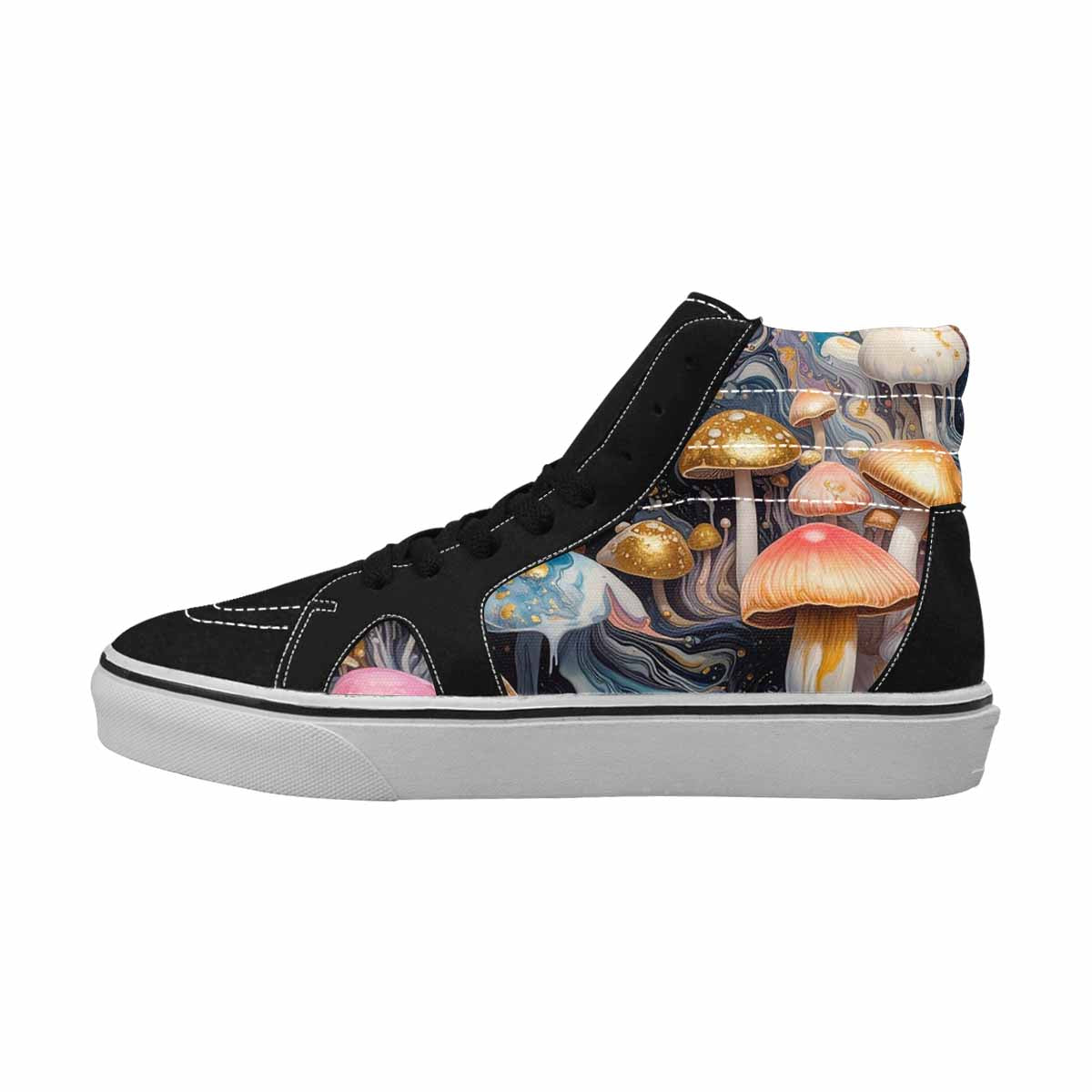 MEN'S Mushrooms High Top Canvas Dark Academia Sneakers
