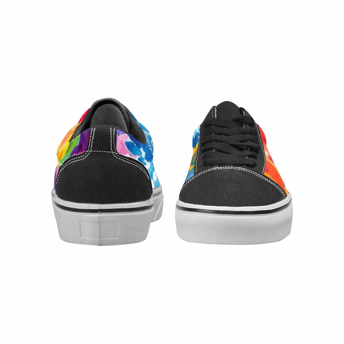 MEN'S Tie Dye Swirl Canvas Lace-Up Vivid Sneakers