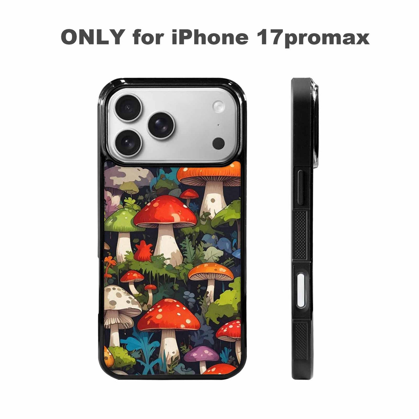 iPhone 17 Pro Max Case — Mushrooms Camomushrooms Patter Xvt Camo, Personalized Phone Case