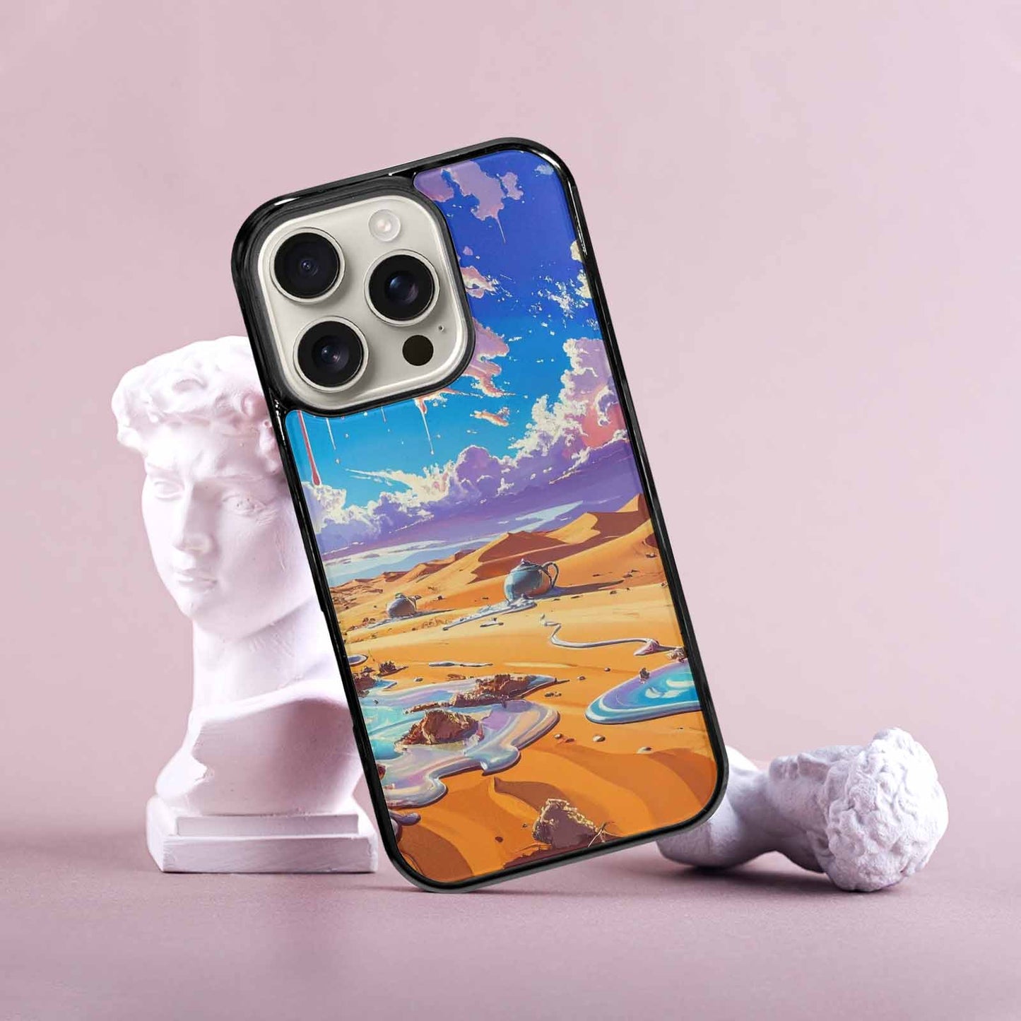 iPhone 16 Pro Case — Surrealist Desert Dreamscape, Unique Phone Case Design