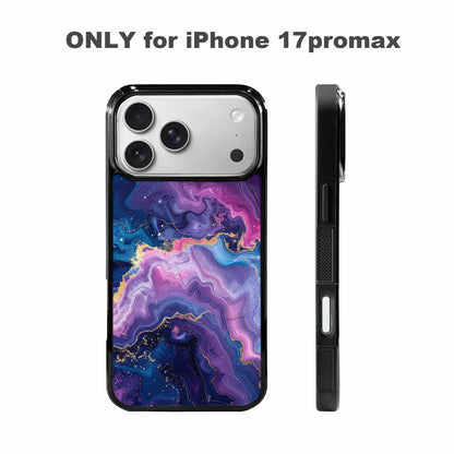 iPhone 17 Pro Max Case — Marble Galaxy Space, Custom Art Phone Cover
