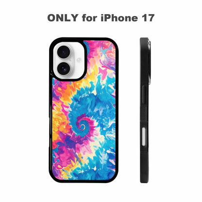 iPhone 17 Case — Small Tie Dye Swirl Tie Dye, Custom Art Phone Cover
