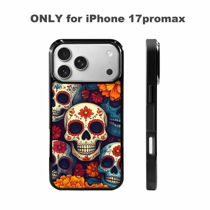 iPhone 17 Pro Max Case — Skull Dark Art Gothic Print Gothic, Unique Phone Case Design