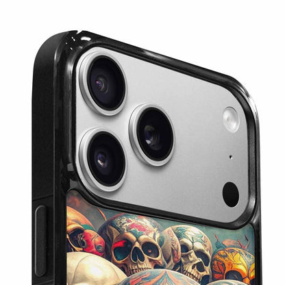 iPhone 17 Pro Max Case — Skull Dark Art Gothic Print Gothic, Custom Made Phone Cover