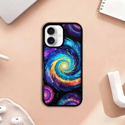 iPhone 17 Case — Rose Galaxy Art Seamless Galaxy Space, Unique Phone Case Design