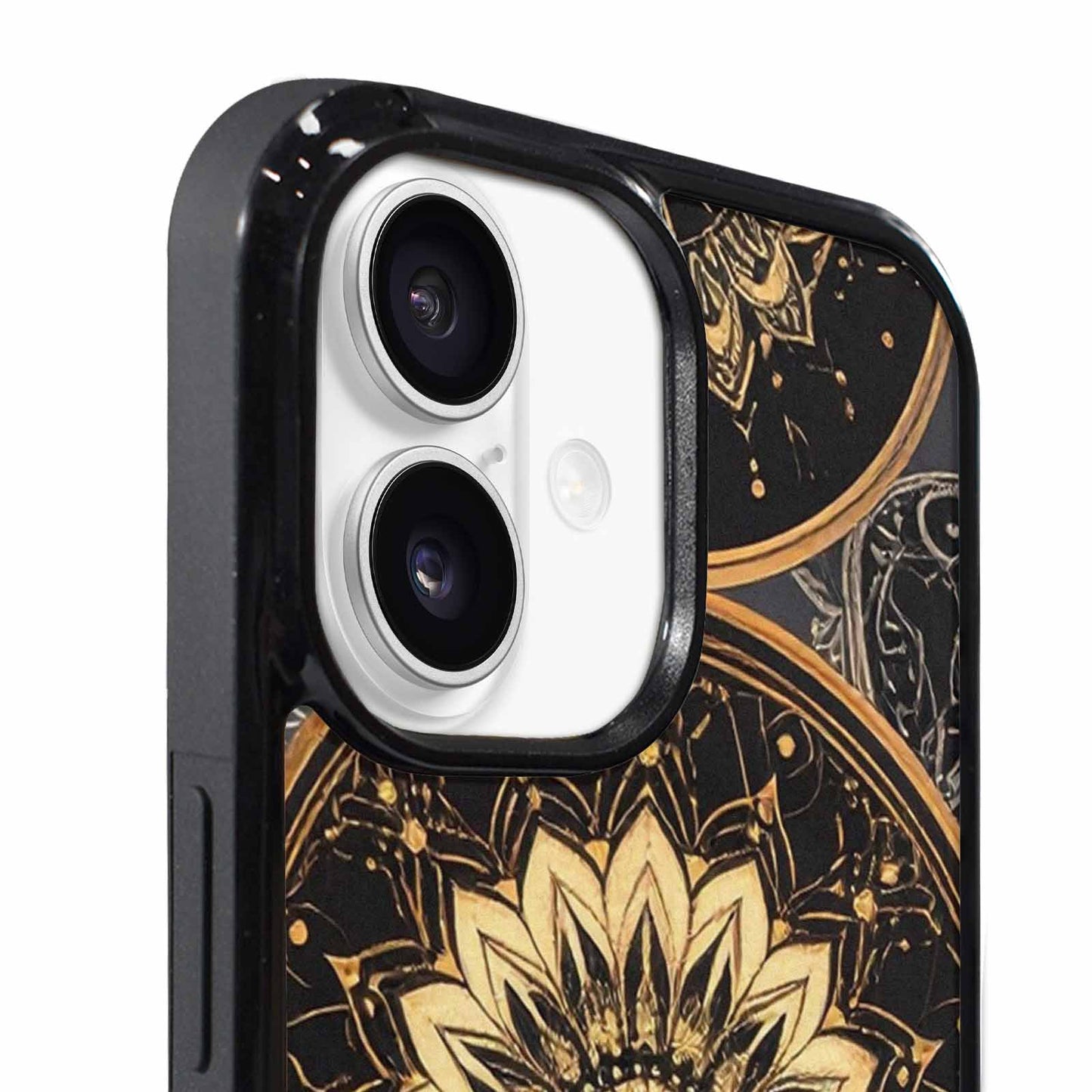 iPhone 17 Case — Small Mandala Pattern, Randomly Floral, Custom Phone Case