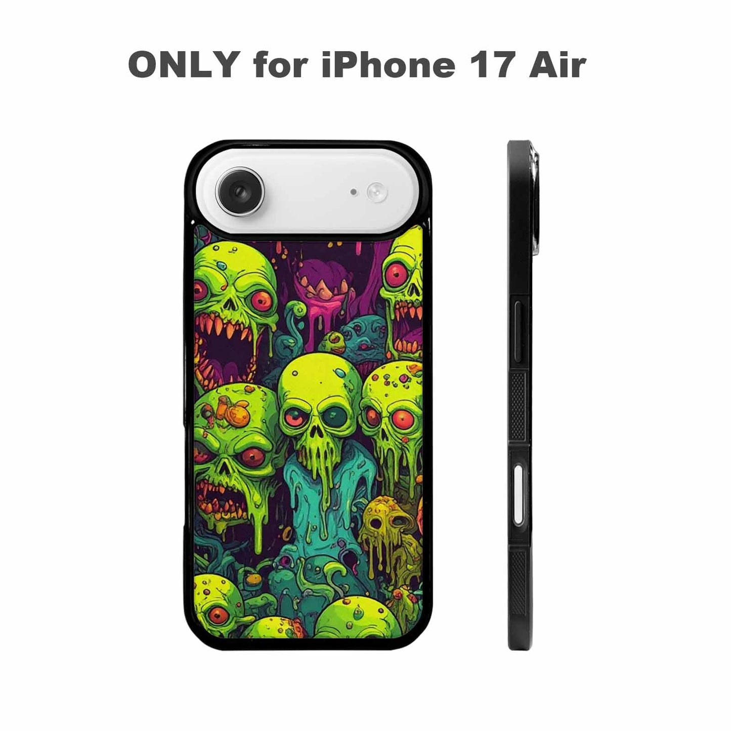 iPhone 17 Air Case — Toxic Radioactive Creature Pattern Hundreds Original, Original Design Phone Case