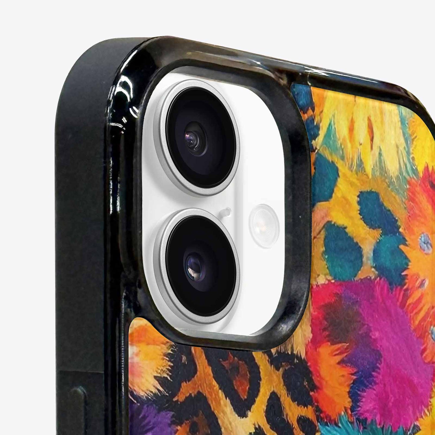 iPhone 16 Case — Full Color Vibrant Animal Print Animal, Custom Phone Case