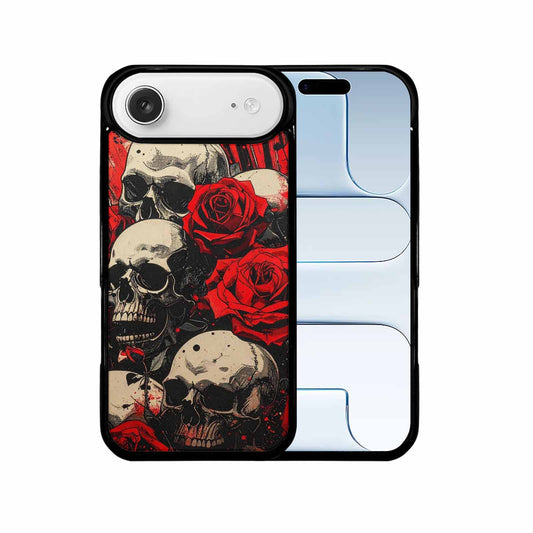 iPhone 17 Air Case — Skull Dark Art Gothic Print Gothic, Unique Phone Case Design