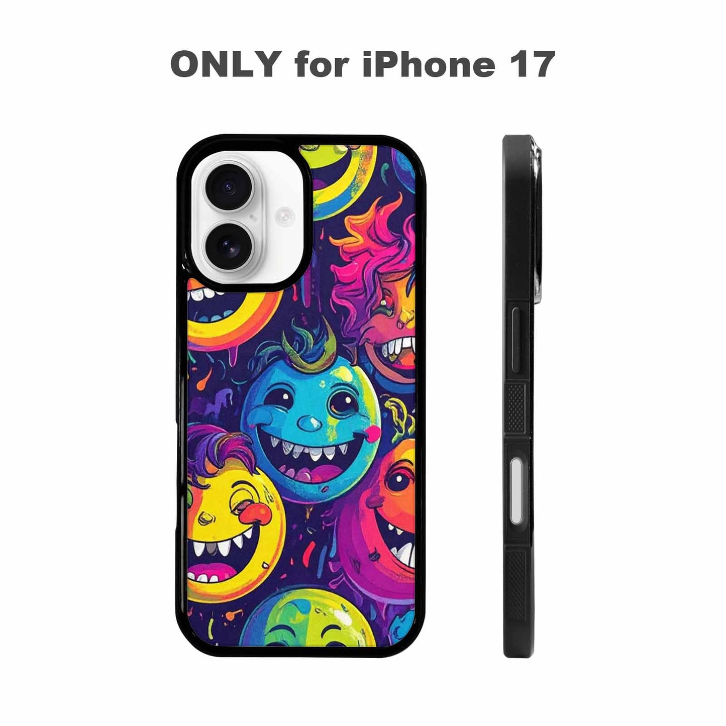 iPhone 17 Case — Small Funny Looking Cartoon Cute, Custom Made Phone Cover