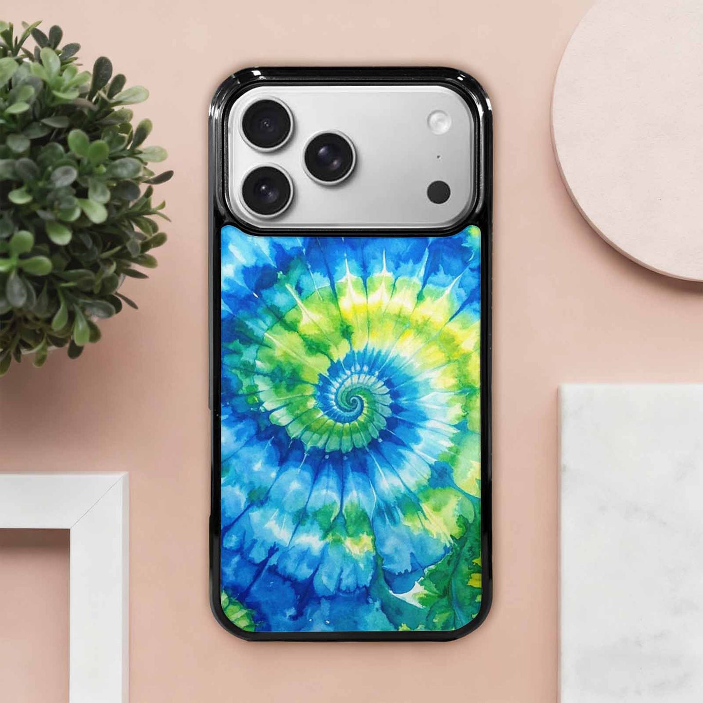 iPhone 17 Pro Max Case — Small Tie Dye Swirl Tie Dye, Custom Print Case Cover