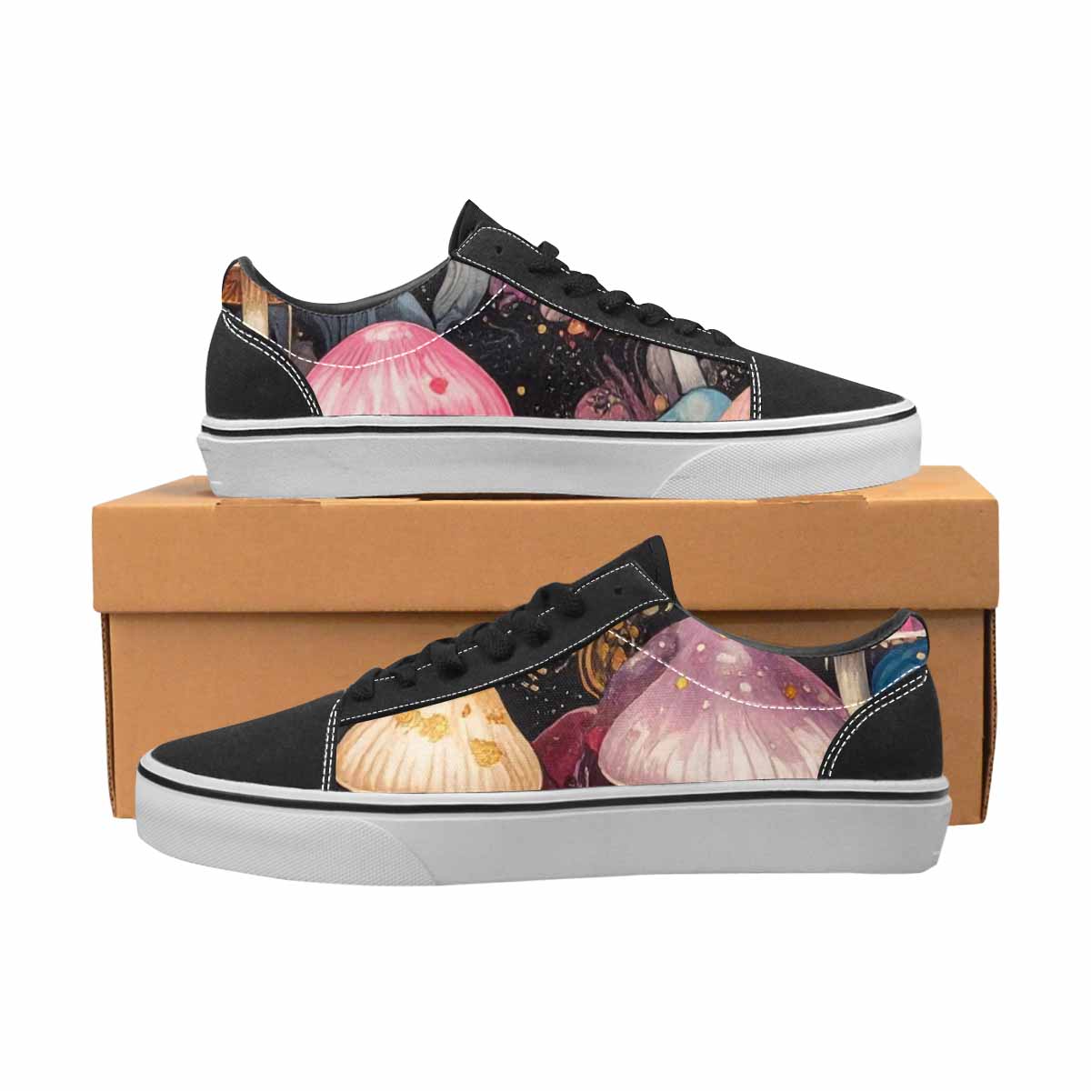 WOMEN'S Mushrooms Lace-Up Canvas Y2K Custom Shoes