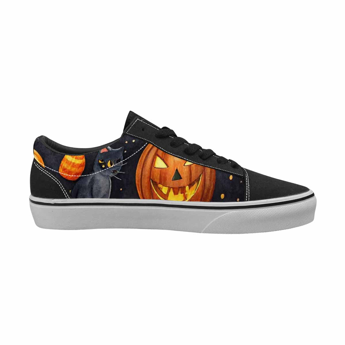 WOMEN'S Halloween Canvas Lace-Up Dark Academia Custom Shoes