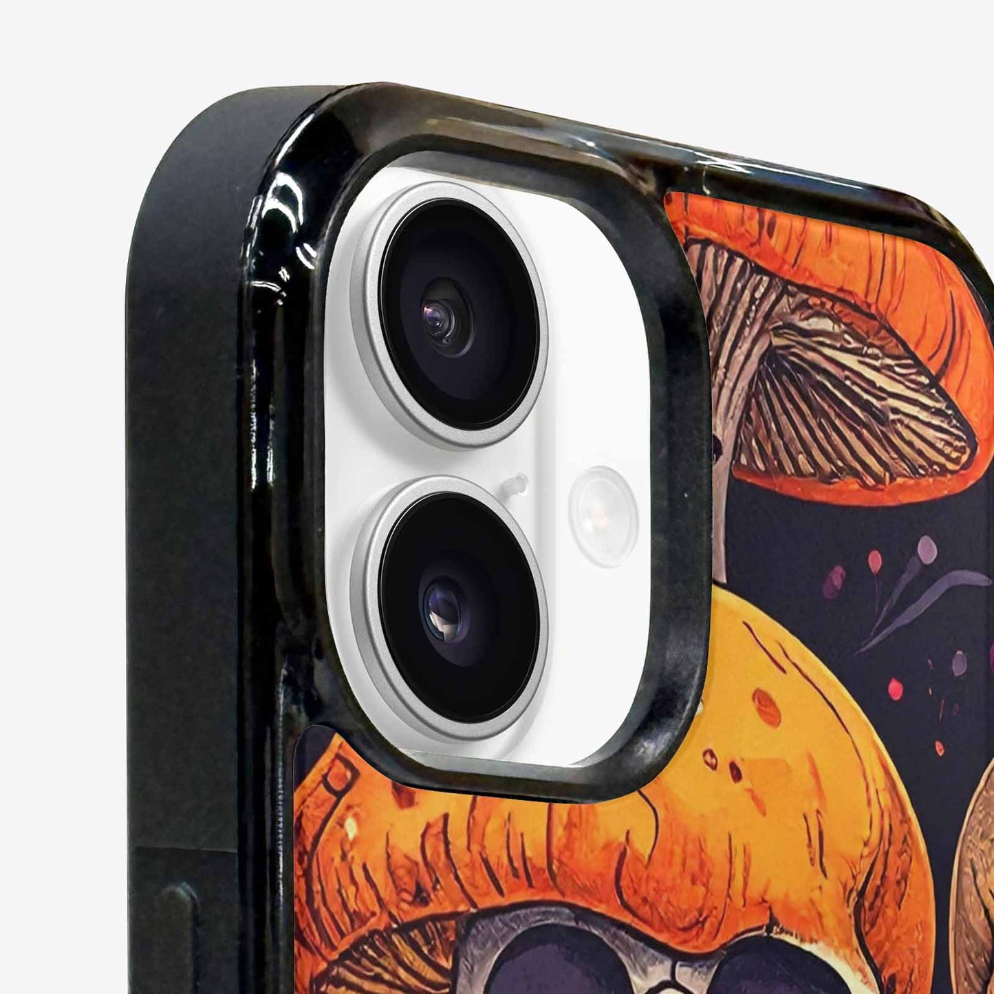iPhone 16 Plus Case — Mushroom Skulls Custom, Customized Protective Case