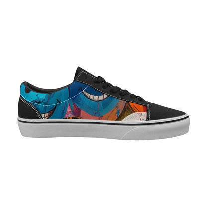 WOMEN'S Smiley Faces Lace-Up Canvas Aesthetic Shoes