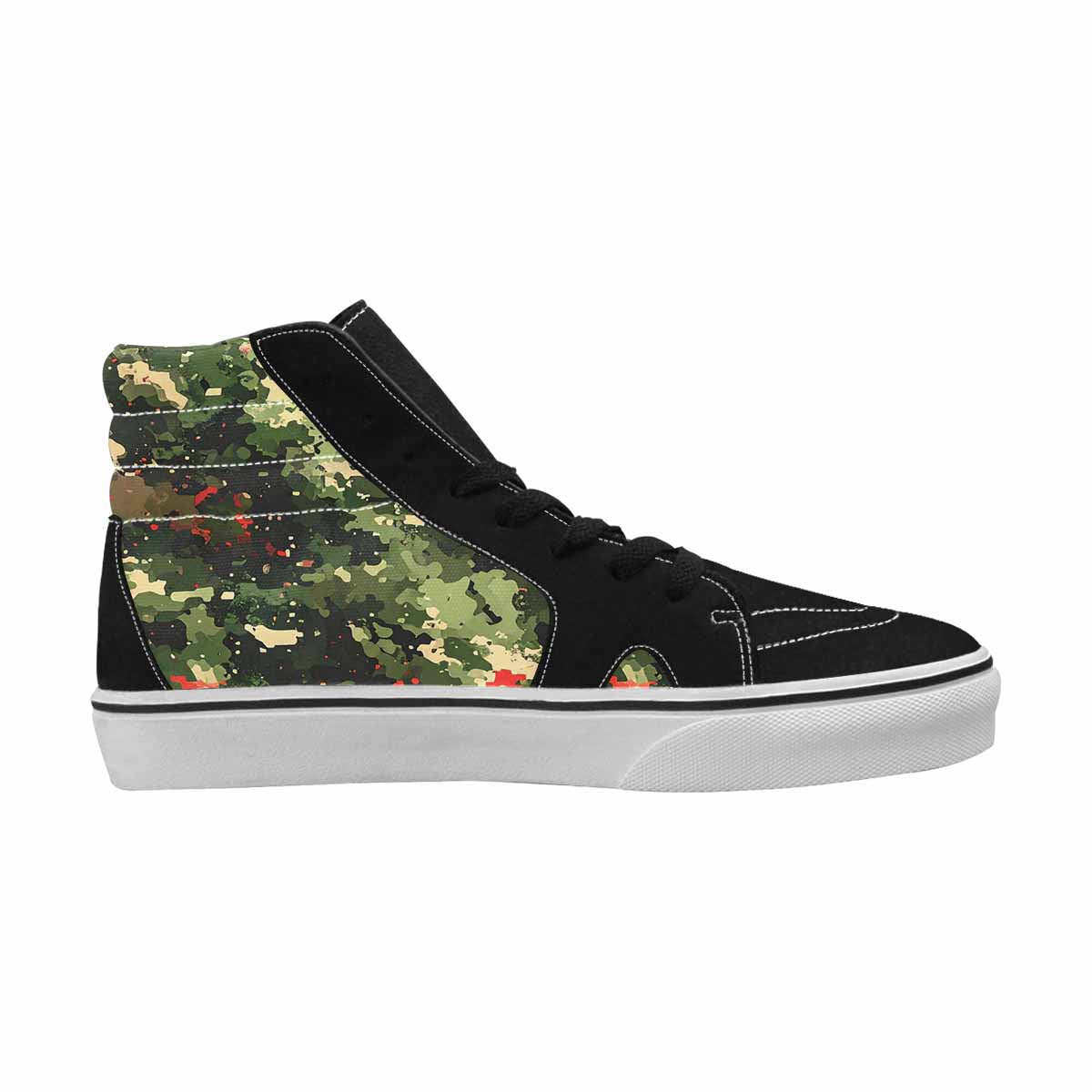 MEN'S Military Camouflage Blotch High Top Canvas Dreamcore Sneakers