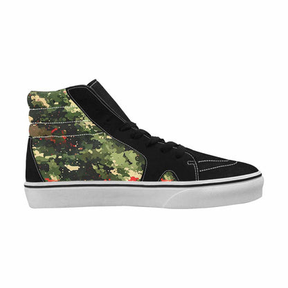 MEN'S Military Camouflage Blotch High Top Canvas Dreamcore Sneakers