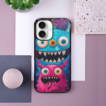 iPhone 16 Case — Goofy Cartoon Monster, Custom Art Phone Cover