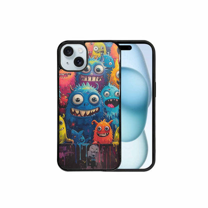 iPhone 15 Plus Case — Monsters General Cartoon Monst, Custom Printed Phone Case