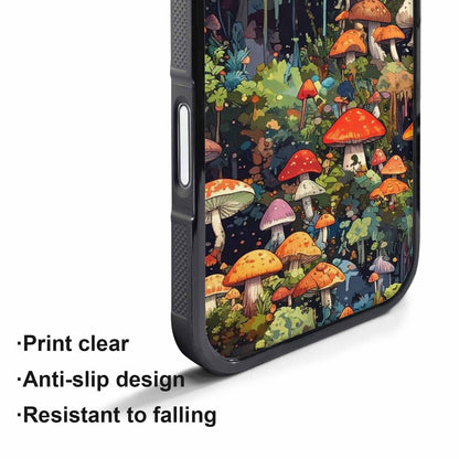 iPhone 17 Pro Case — Mushrooms Camomushrooms Patter Big Camo, Custom Print Case Cover