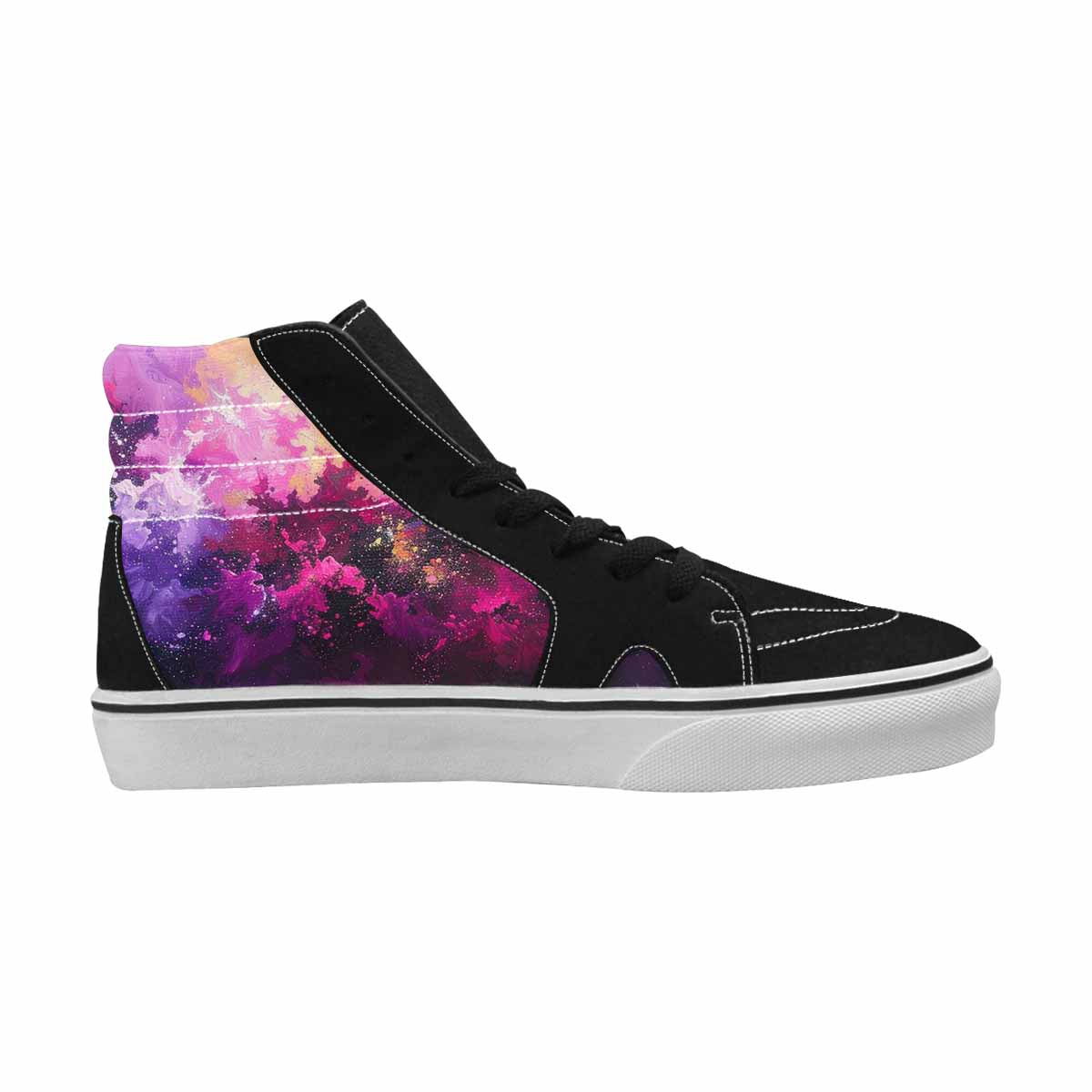 MEN'S Galaxy Nebula Galaxy Nebula High Top Canvas Dark Academia Custom Sneakers